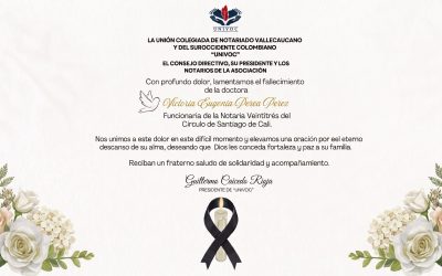 Lamentamos profundamente la partida de la doctora Victoria Eugenia Perea Pérez